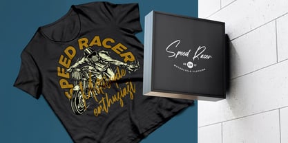 Falcon Harfing Font Poster 4