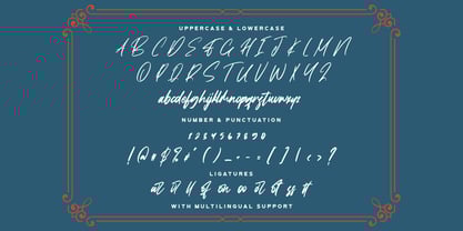 Falcon Harfing Font Poster 7