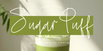 Sugar Puff Font Poster 1