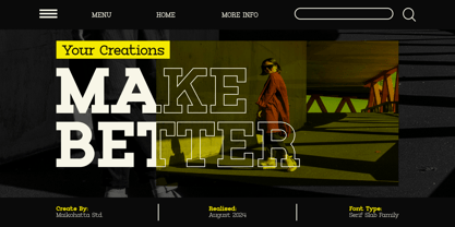 Vergho Font Poster 5