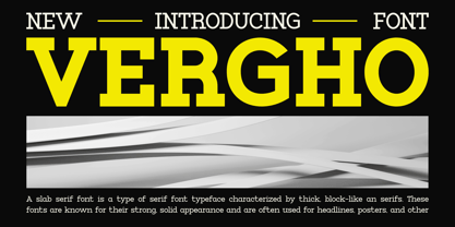 Vergho Font Poster 1