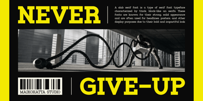 Vergho Font Poster 2