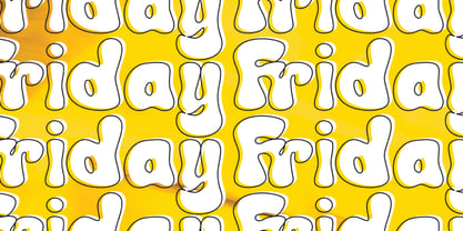 Rubber Sticks Display Font Poster 3