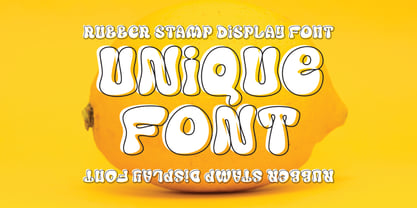 Rubber Sticks Display Font Poster 8