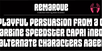 Remarque Font Poster 1