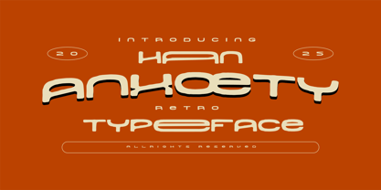 Anxoety Font Poster 1