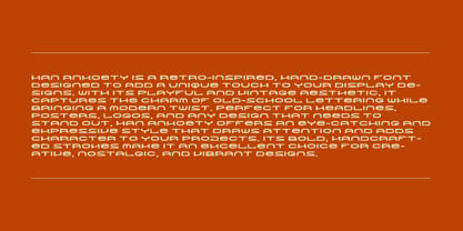 Anxoety Font Poster 5