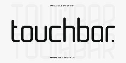 Touchbar Font Poster 1