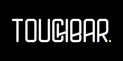Touchbar Font Poster 8