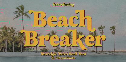 Beach Breaker Font Poster 1