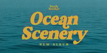 Beach Breaker Font Poster 10