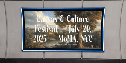 Evolugi Font Poster 8