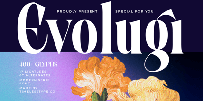 Evolugi Font Poster 1