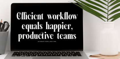 Evolugi Font Poster 4