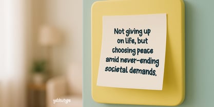 Tang Ping Font Poster 4