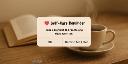 Tang Ping Font Poster 3