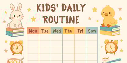 Tang Ping Font Poster 12