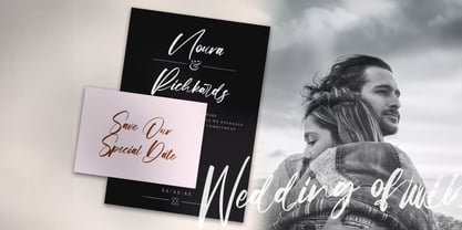 Origa Script Font Poster 6