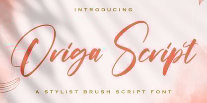 Origa Script Font Poster 1