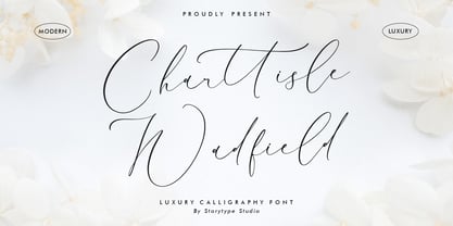 Charttisle Wadfield Font Poster 1
