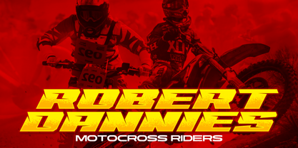 Highrace Racing Font Poster 5