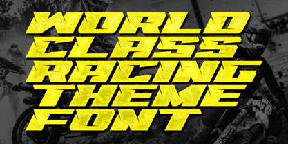 Highrace Racing Font Poster 3