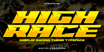 Highrace Racing Font Poster 1