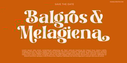 Bellavore Font Poster 5