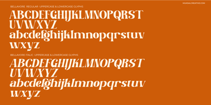 Bellavore Font Poster 9