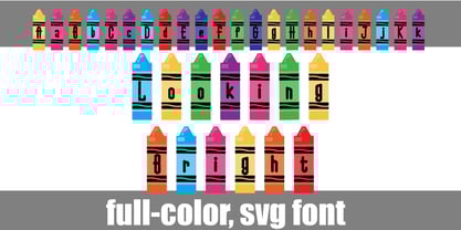 Looking Font Poster 3