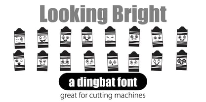 Looking Font Poster 9