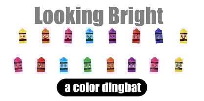 Looking Font Poster 6