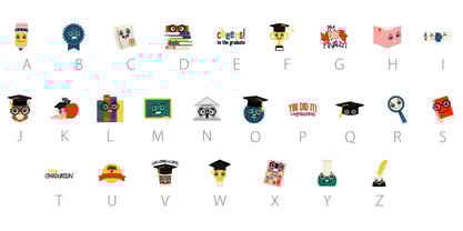 Looking Font Poster 13