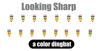 Looking Font Poster 5