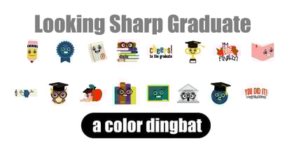 Looking Font Poster 12