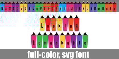 Looking Font Poster 4