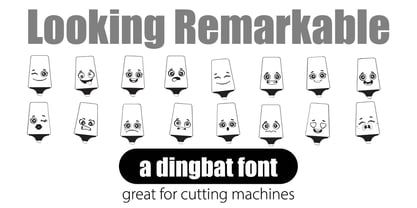 Looking Font Poster 10
