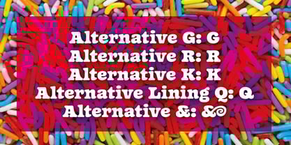 Bagatelle Font Poster 3