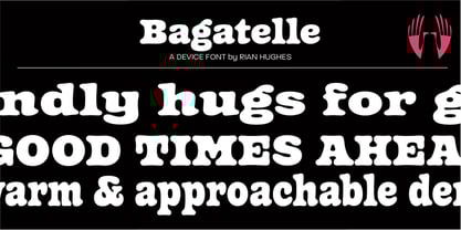 Bagatelle Font Poster 1