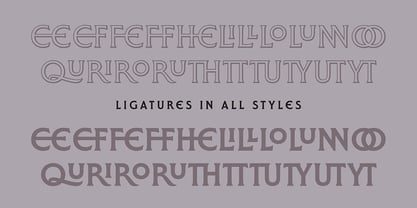 Advocate Font Poster 5