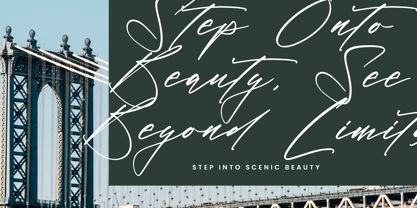 Bold Fade Font Poster 5