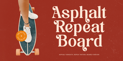 Candle Midnight Font Poster 9