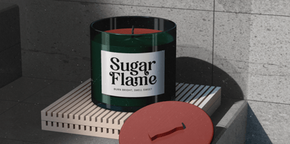 Candle Midnight Font Poster 4