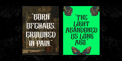 Altar Gothic Font Poster 7
