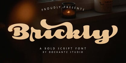 Brickly Font Poster 1