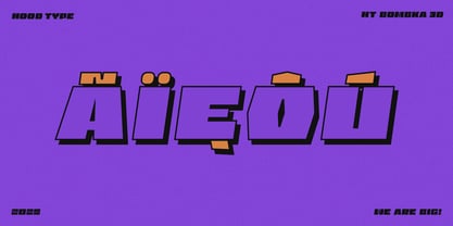 Bombka Font Poster 3