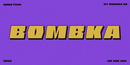 Bombka Font Poster 5