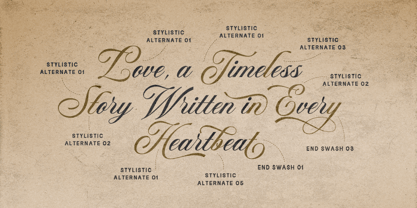 Regality Script Font Poster 4