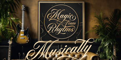 Regality Script Font Poster 3