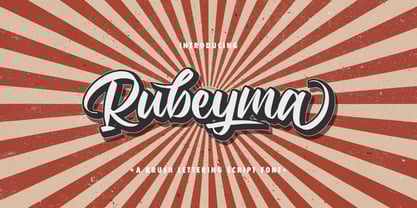 Rubeyma Font Poster 1